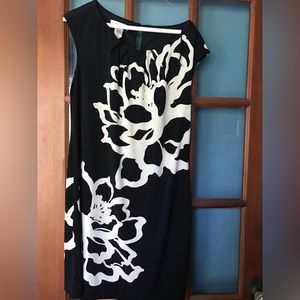 Black and Cream Ladies Dress